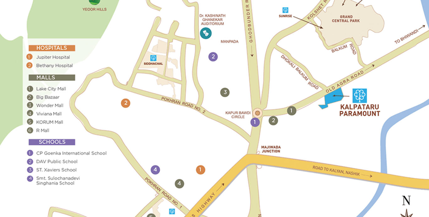Kalpataru Paramount Location1