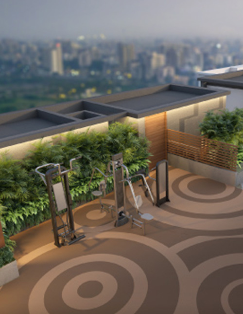 Landscaped Terrace