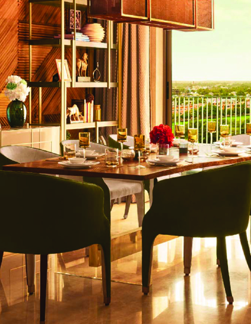 Elegantly designed 3 & 4 bed residences and 5 bed sky-villas